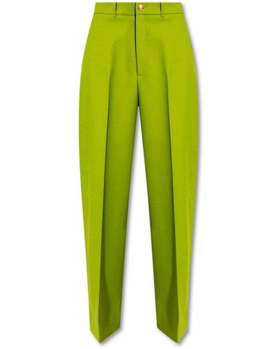 Gucci Pleat-front Pants - Green