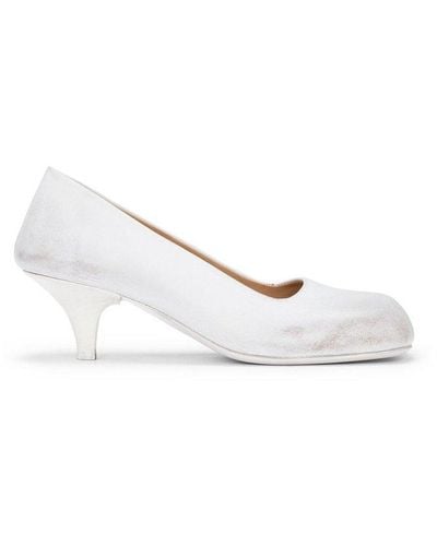 Marsèll Tillo Square Toe Court Shoes - White