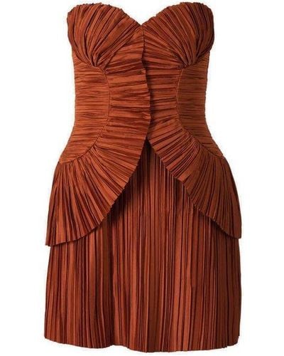 Cult Gaia Charlique Mini Dress - Brown