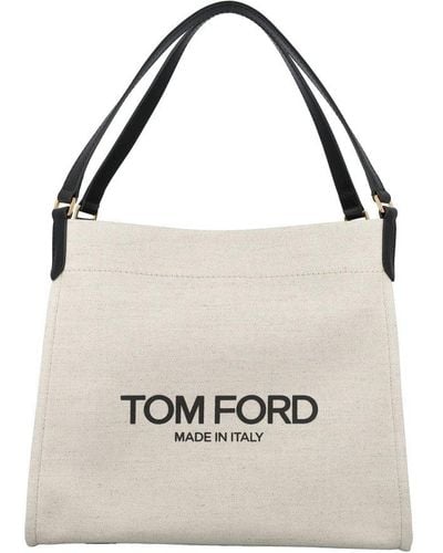 Tom Ford Amalfi Large Tote - White
