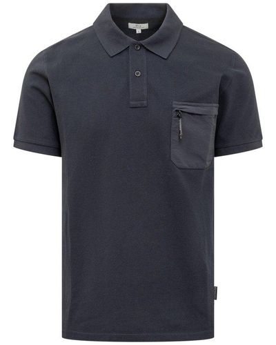 Woolrich Short Sleeve Polo - Blue