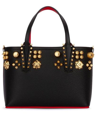 Christian Louboutin Patent Leather Cabata Mini Tote (SHF-IsWfbi) – LuxeDH