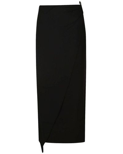 Gcds Hoop Long Skirt - Black