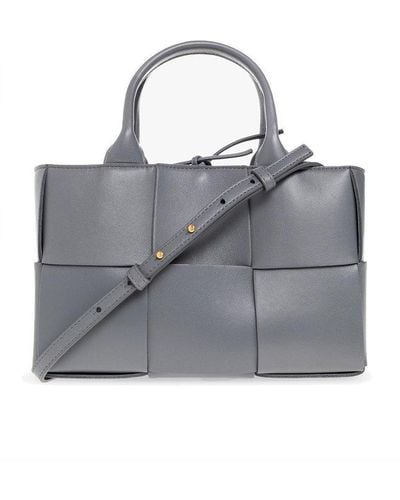 Bottega Veneta ‘Arco Mini’ Shopper Bag - Gray