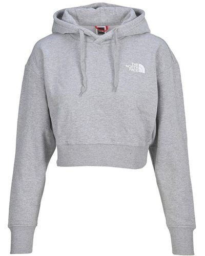 The North Face Trend Cropped Hoodie - Grey