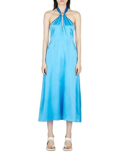 Rejina Pyo Lily Halter-neckline Midi Dress - Blue