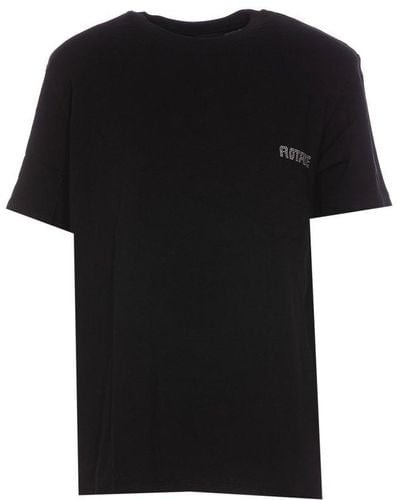 ROTATE BIRGER CHRISTENSEN Logo T-Shirt - Black