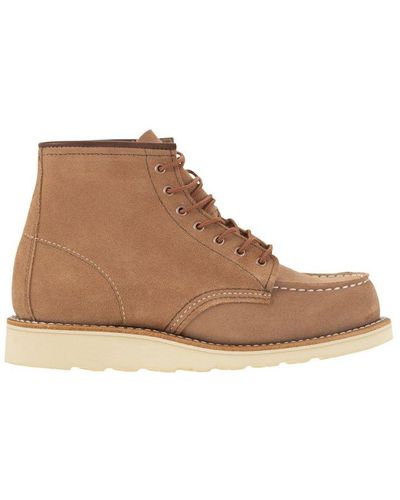 Red Wing Classic Moc Lace-up Ankle Boot - Brown