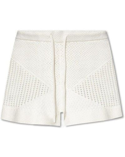 Zimmermann Crochet Shorts - White