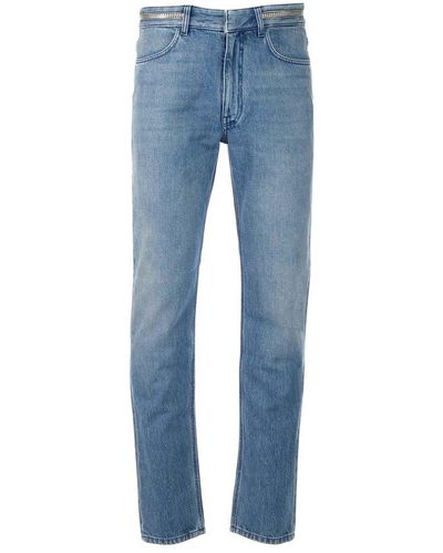 Givenchy Light Wash "4g" Jeans - Blue