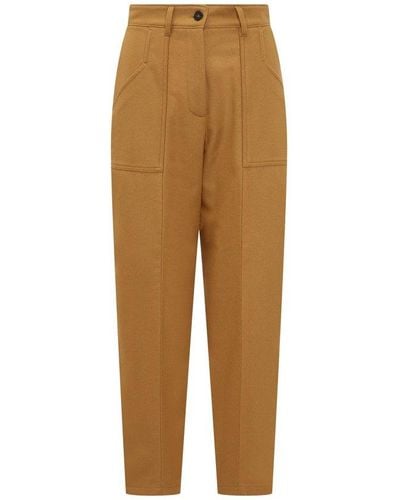 Forte Forte Forte-Forte Cargo Trousers - Natural