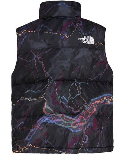 The North Face 1996 Retro Nuptse Trail Glow Printed Vest - Blue