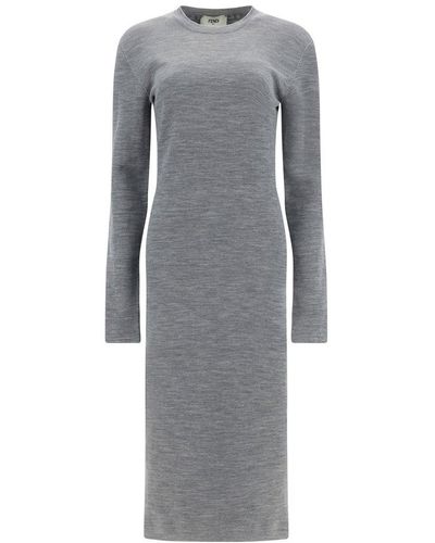 Fendi Dresses - Gray