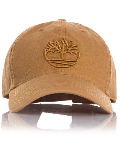 Timberland Logo-embroidered Baseball Cap - Natural