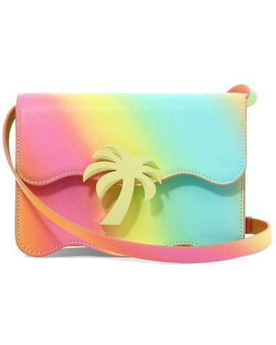 Palm Angels Palm Beach Rainbow Printed Shoulder Bag - Multicolor