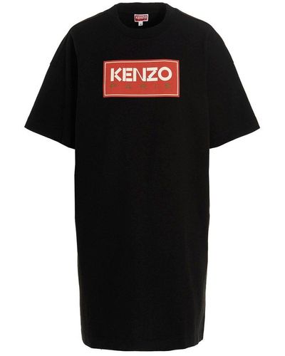 KENZO Logo Cotton T-shirt - Black