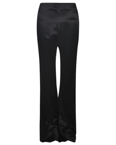 Ann Demeulemeester Elfa Flared Leg Trousers - Black