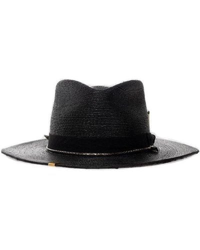 Nick Fouquet Wide-brim Mexican Hat - Black