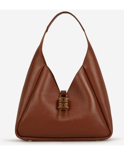 Givenchy G-hobo Medium Shoulder Bag - Brown