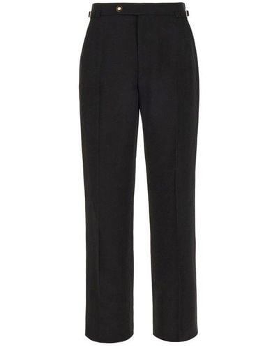 Casablancabrand Straight Leg Tailored Trousers - Black
