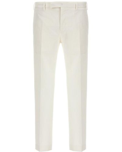 PT Torino Dieci Skinny Fit Trousers - White