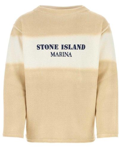Stone Island Marina Collection Jumper - White