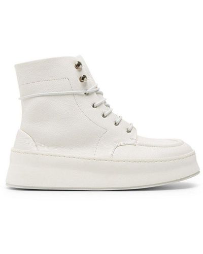 Marsèll Cassapana Lace-up Ankle Boots - White