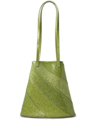 Kiko Kostadinov Twisted Shopper Shoulder Bag - Green