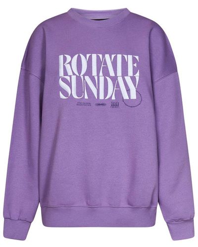 ROTATE BIRGER CHRISTENSEN Rotate Sweatshirt - Purple