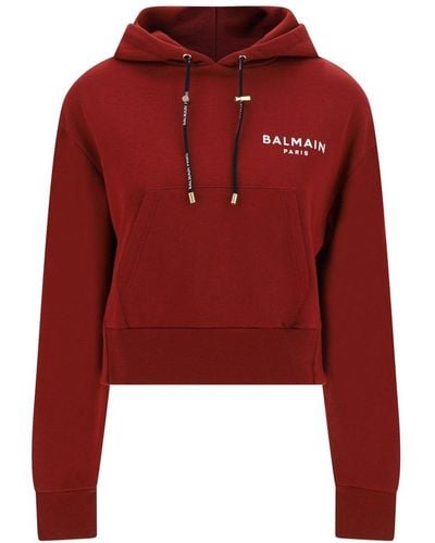 Balmain Sweatshirts - Red