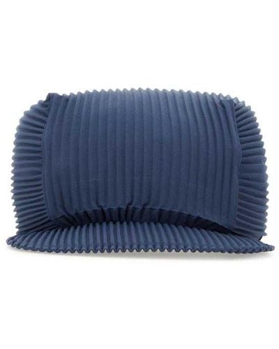 Homme Plissé Issey Miyake Pleated Baseball Cap - Blue