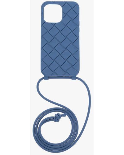 Bottega Veneta Iphone 14 Pro Max Case, - Blue