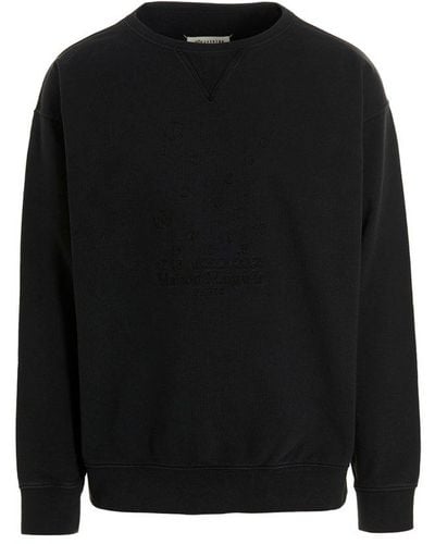 Maison Margiela Numeric Logo Sweatshirt - Black