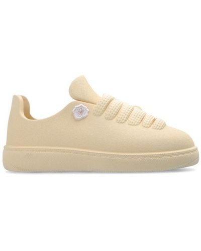 Burberry Bubble Equestrian Knight Motif Trainers - Natural