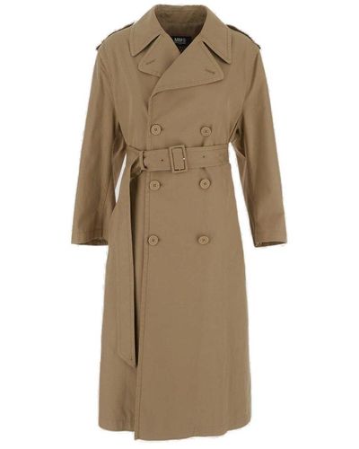 MM6 by Maison Martin Margiela Classic Trench - Natural