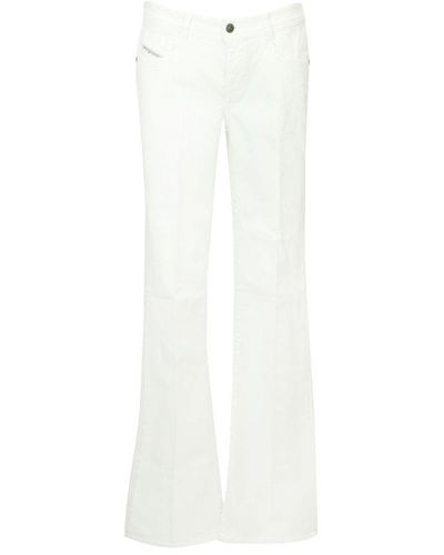 DIESEL 1969 D-ebbey Low-rise Flared Jeans - White