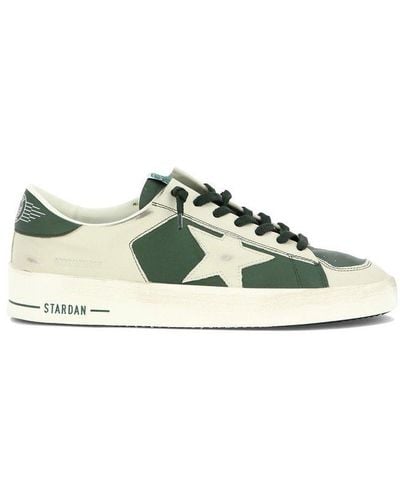 Golden Goose Stardan Lace-up Sneakers - Green