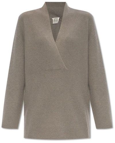 Totême Wool Sweater - Gray