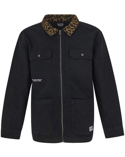 Vans Leopard Collar Jacket - Black