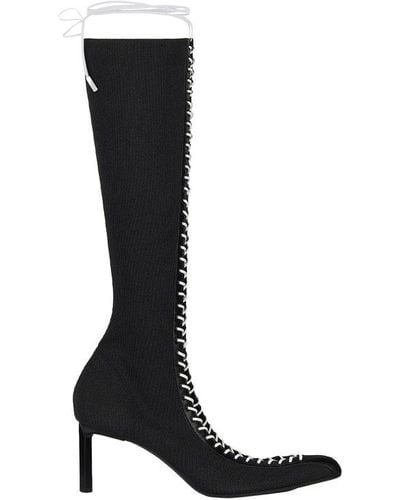 Givenchy Show High Knit Boots - Black