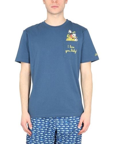 Mc2 Saint Barth Duck Dollar T-shirt - Blue