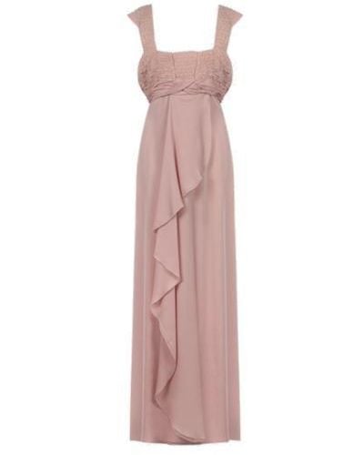 Valentino Ruffled Sleeveless Dress - Pink