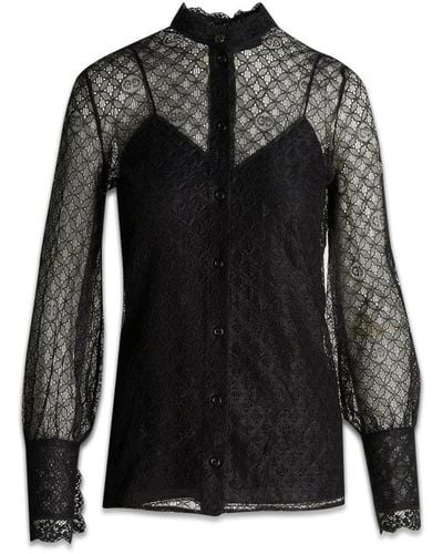 Gucci gg Lace Shirt - Black