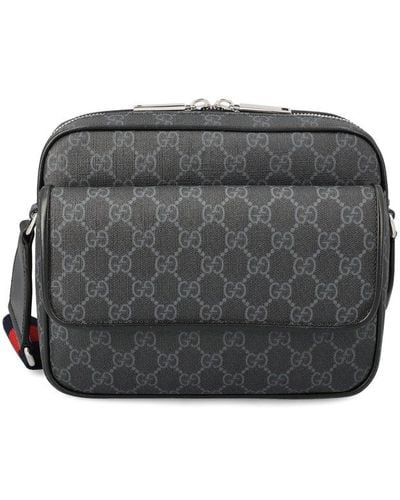 Gucci Small GG Crossbody Bag - Grey