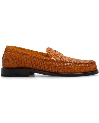 Marni Bambi Slip-on Loafers - Brown