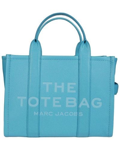 Marc Jacobs Logo-embossed Medium Tote Bag - Blue