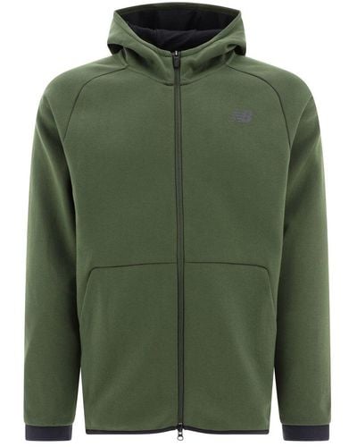 New Balance R.w.tech Fleece Full Zip Jacket - Green