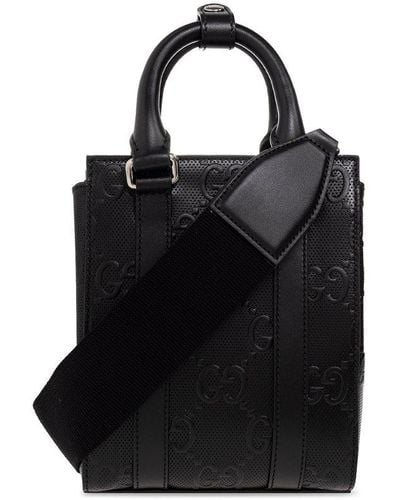 Gucci Leather Shoulder Bag - Black