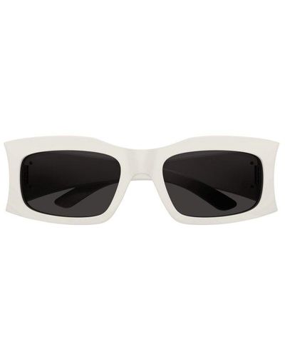 Balenciaga Square Frame Sunglasses - White