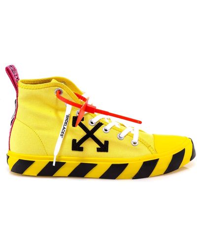 Off-White c/o Virgil Abloh Mid Top Sneakers - Yellow